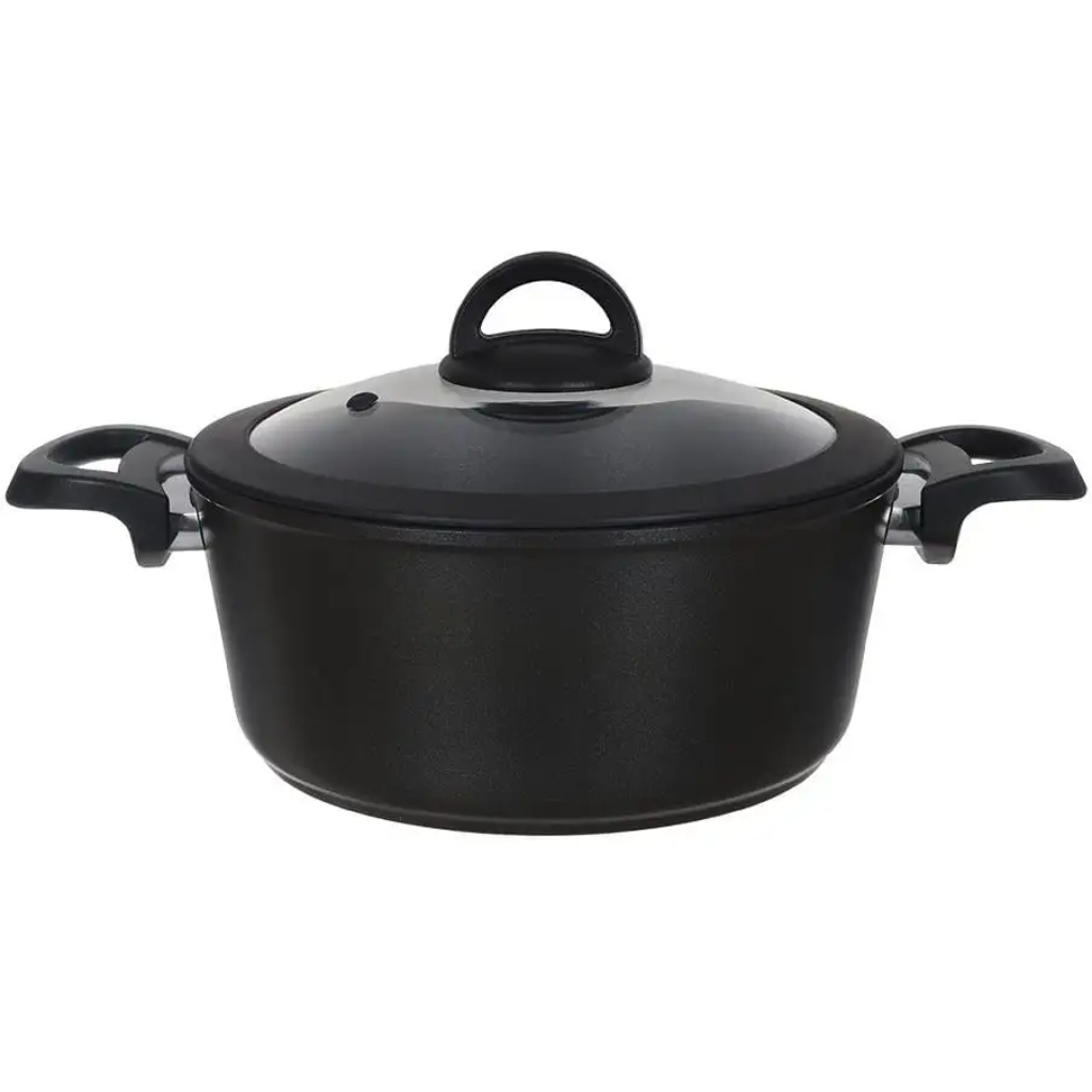 حلة تيتانيوم كوكين عبود، 24 سم - اسود