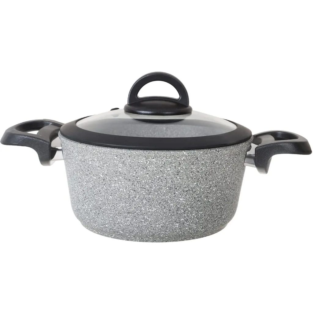 حلة جرانيت كوكين عبود، 24 سم - رمادي